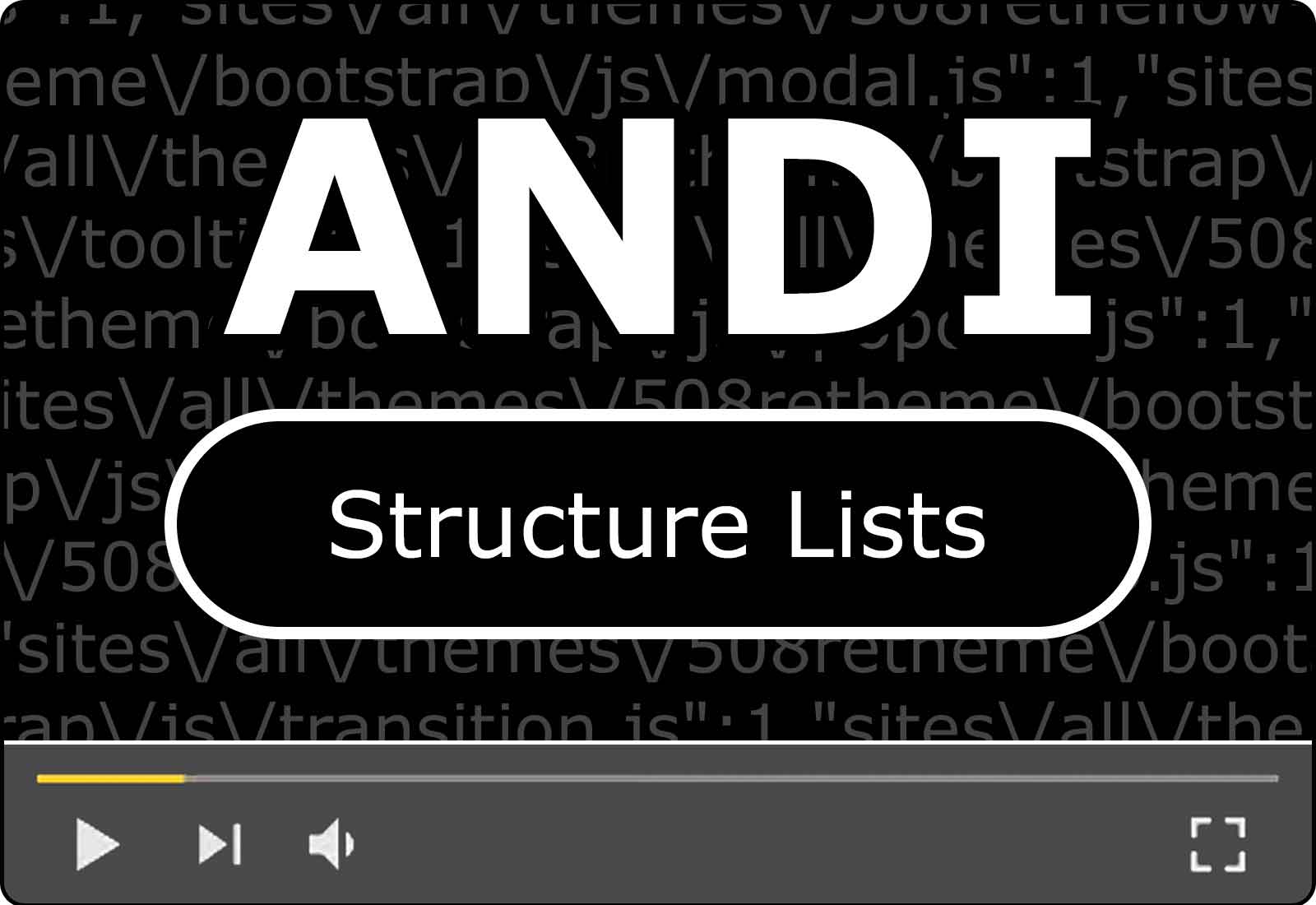 Module 7: Structure Lists