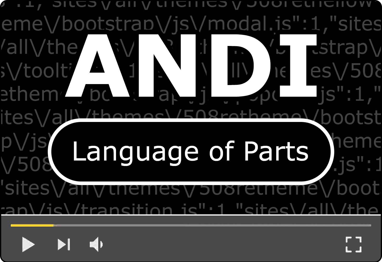 Module 9: Language of Parts