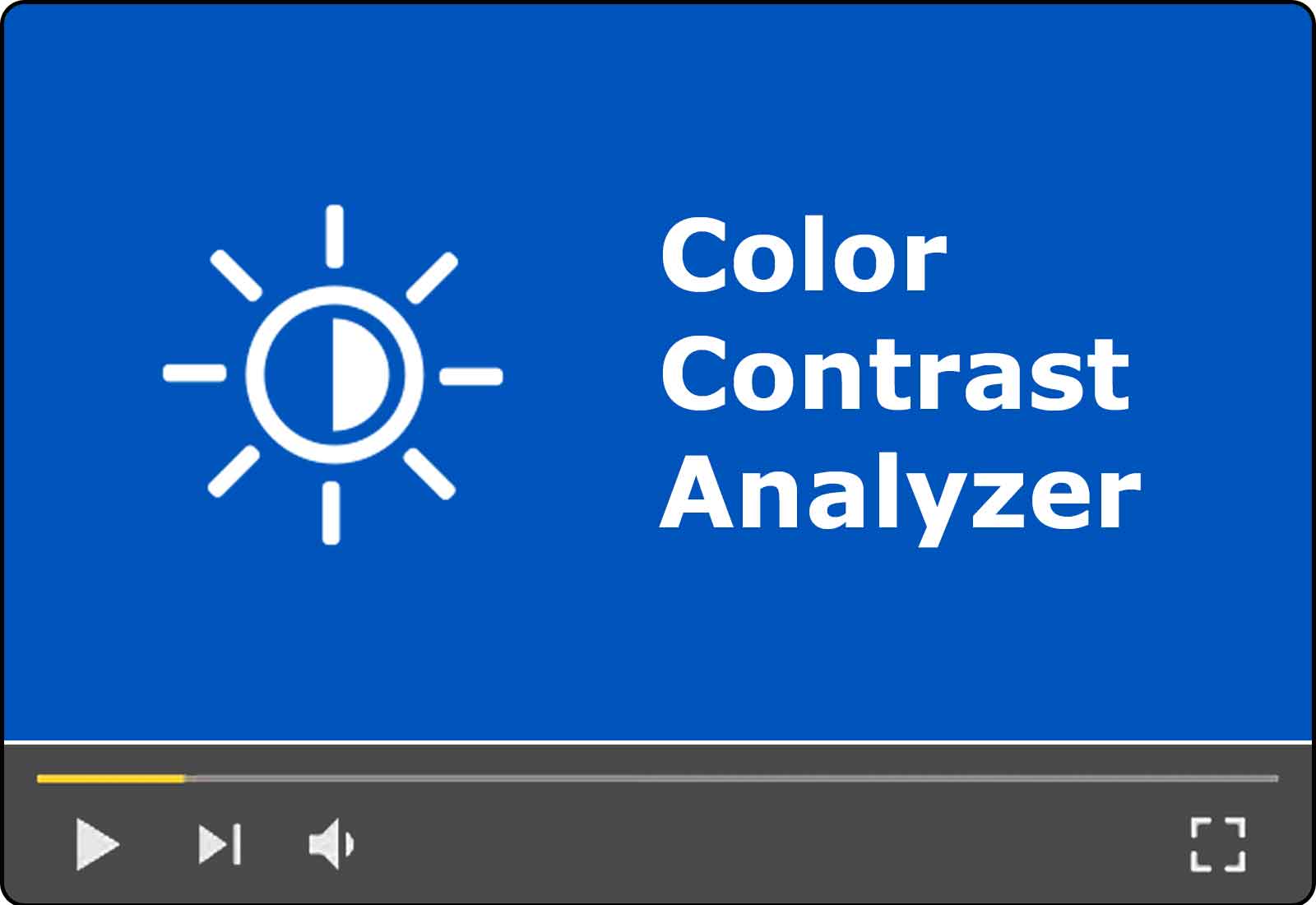 How to Test Color Contrast using the Color Contrast Analyser