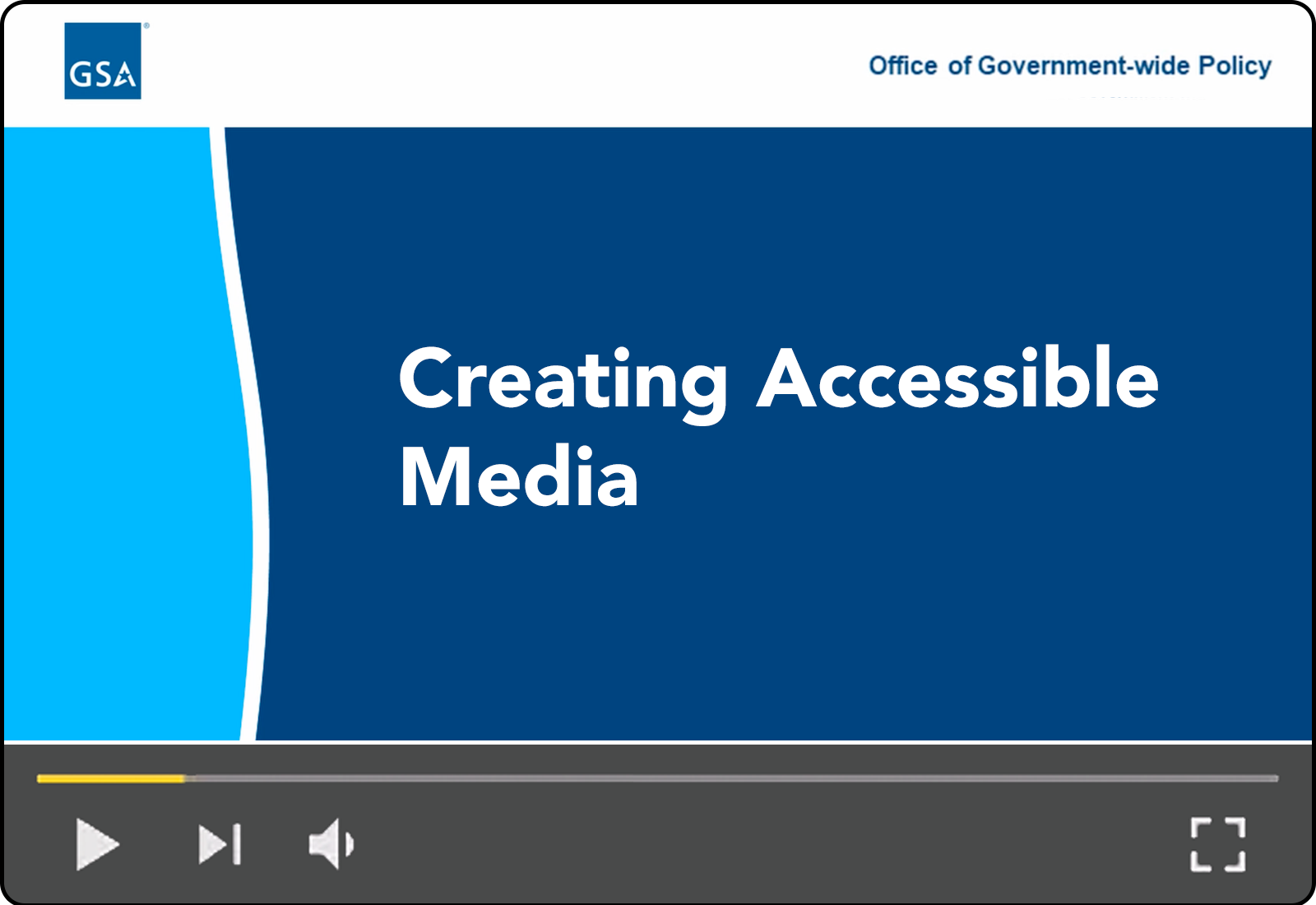 Creating Accessible Media